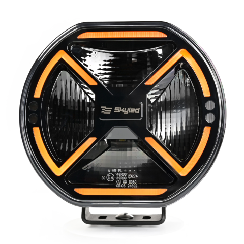 Proiector LED Auxiliar VIA Flash 9X FI218, 160W, Lumina Pozitie Dinamica Alba/Portocalie si Stroboscop [9]