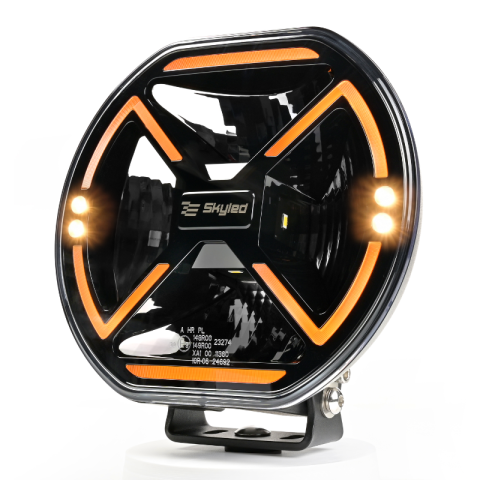 Proiector LED Auxiliar VIA Flash 9X FI218, 160W, Lumina Pozitie Dinamica Alba/Portocalie si Stroboscop [3]