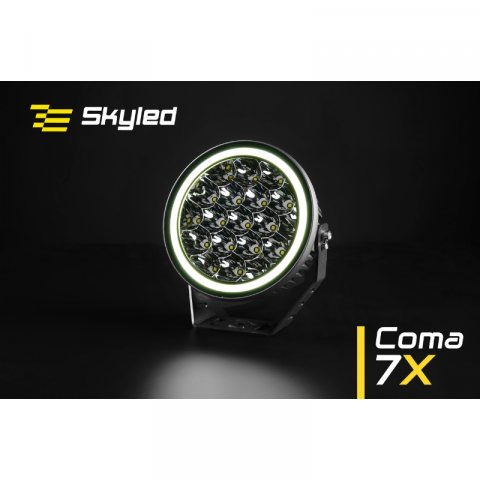 Proiector LED Coma 7X 7" FULL LED, 95W, 8500Lm, poziție alb și portocaliu, 17.8cm [2]