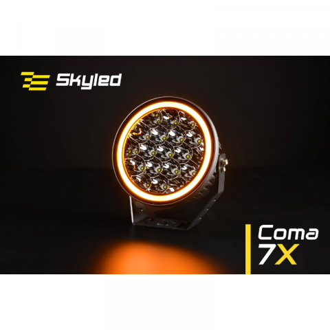 Proiector LED Coma 7X 7" FULL LED, 95W, 8500Lm, poziție alb și portocaliu, 17.8cm [3]
