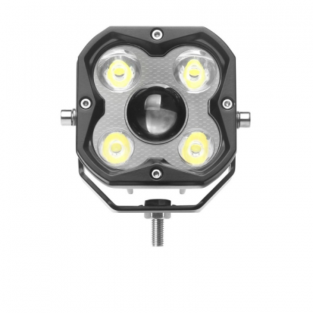 Proiector auto LED cu lentile convexe, flood, 8.18 x 9.44 x 6.15cm, 2700lm, 39w [10]