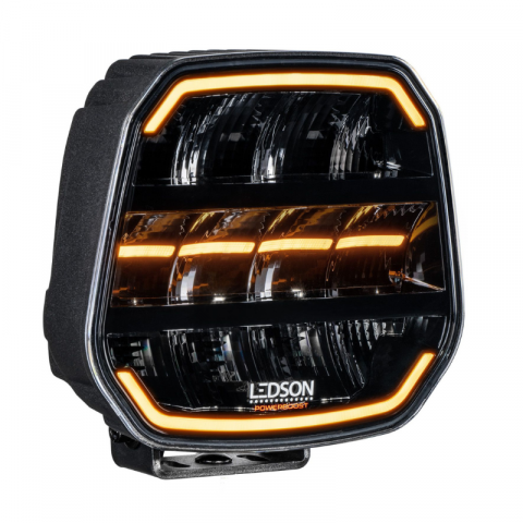 Proiectoare Full LED - Proiector LED cu pozitie dinamica alba si portocalie pentru camion si off road, EPIX7, 7", Powerboost, 11500lm, 120w, 18 x 17.7cm
