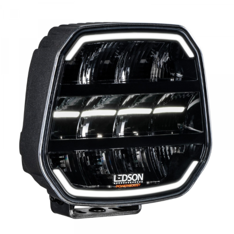Proiector LED cu pozitie dinamica alba si portocalie pentru camion si off road, EPIX7, 7", Powerboost, 11500lm, 120w, 18 x 17.7cm [5]