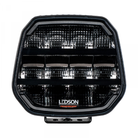 Proiector LED cu pozitie dinamica alba si portocalie pentru camion si off road, EPIX7, 7", Powerboost, 11500lm, 120w, 18 x 17.7cm [2]