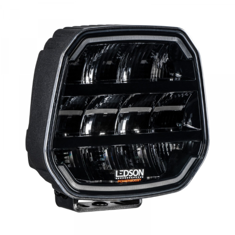 Proiector LED cu pozitie dinamica alba si portocalie pentru camion si off road, EPIX7, 7", Powerboost, 11500lm, 120w, 18 x 17.7cm [1]