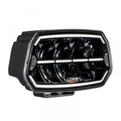 Proiector LED cu poziție dinamică albă și portocalie + stroboscop, pentru camion și off road, Epix10+ STROBE, Powerboost, 11500lm, 150w, 24.7 x 14.5cm [1]