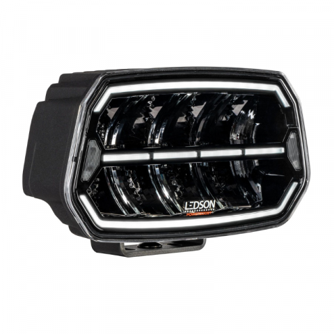 Proiector LED cu poziție dinamică albă și portocalie + stroboscop, pentru camion și off road, Epix10+ STROBE, Powerboost, 11500lm, 150w, 24.7 x 14.5cm [10]