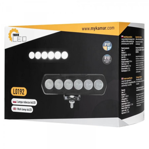 Proiector LED flood, 12/24V, 1600LM, 16cm [8]