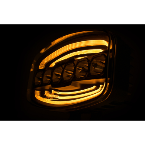 Proiector LED Jumbo Galax, 60W, cu Lumina de Pozitie Alba si Portocalie [5]