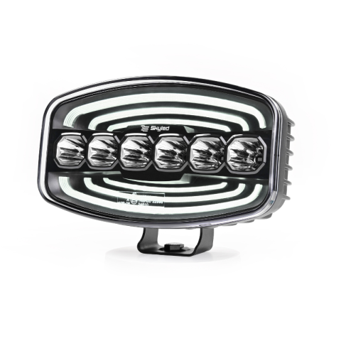 Proiector LED Jumbo Galax, 60W, cu Lumina de Pozitie Alba si Portocalie [3]