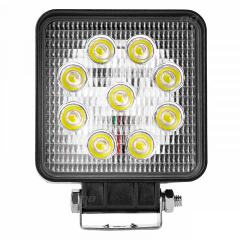 Proiector LED Lucru Auto AWL03, 9 LED, Fascicul Flood, 12/24V