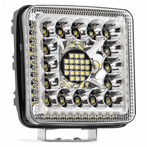 Proiector LED Lucru Auto AWL13, 77 LED, Fascicul Flood, 12/24V, 3840 lm, 11 x 11cm