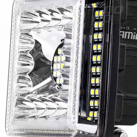 Proiector LED Lucru Auto AWL13, 77 LED, Fascicul Flood, 12/24V, 3840 lm, 11 x 11cm [3]