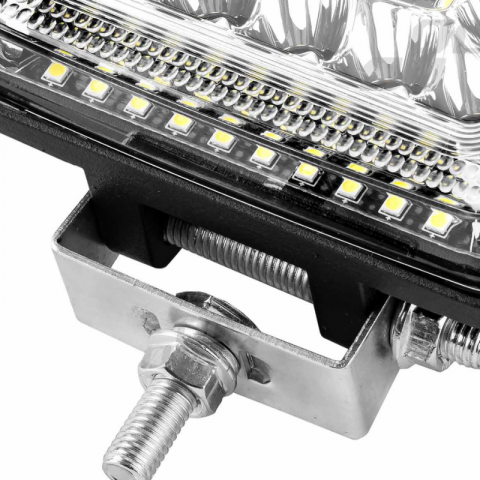 Proiector LED Lucru Auto AWL13, 77 LED, Fascicul Flood, 12/24V, 3840 lm, 11 x 11cm [4]