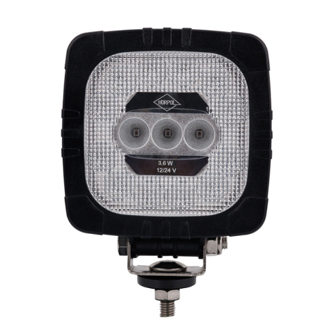 Proiector LED Lucru Rosu, 3.6W, 12/24V, Lumina Difuza, IP68, 10,1x12,7 cm [4]