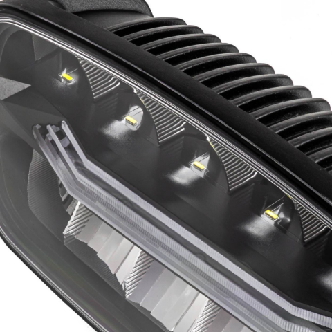 Proiector LED off-road, putere 109W, flux luminos 7000 lm, lumina pozitie alb si galbena, alimentare 9-36V, omologare ECE [3]