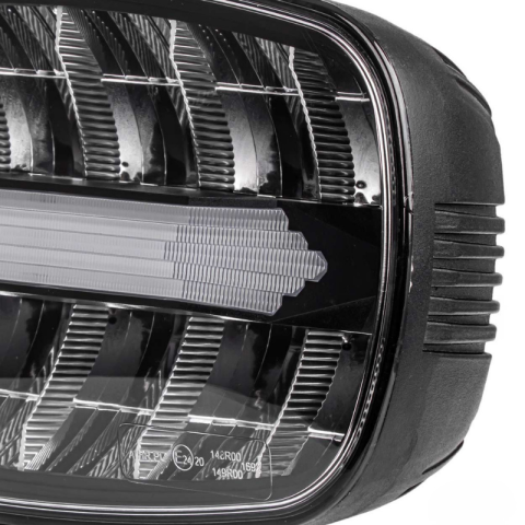 Proiector LED off-road, putere 109W, flux luminos 7000 lm, lumina pozitie alb si galbena, alimentare 9-36V, omologare ECE [1]