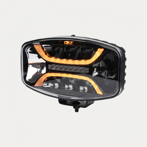 Proiector LED OZZ XO1 P, 8160LM, IP69K, 24.5cm, cu stroboscop, 5 functii