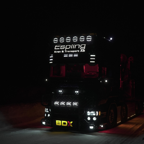 Proiector LED OZZ XO1 P, 8160LM, IP69K, 24.5cm, cu stroboscop, 5 functii [12]