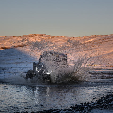 Proiector LED OZZ XR2 P9”, 10600LM, IP69K, 22cm, 4 functii [21]