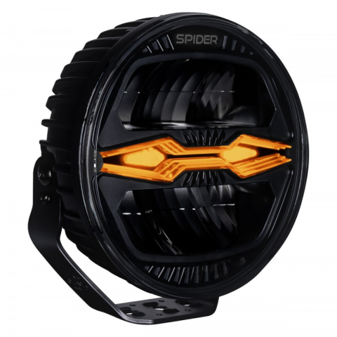 Proiector LED X-Spider NINJA, rotund, 12/24V, 100W, lumina drum, pozitie, avertizare IP69K [3]