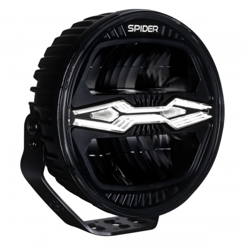 Proiector LED X-Spider NINJA, rotund, 12/24V, 100W, lumina drum, pozitie, avertizare IP69K [2]