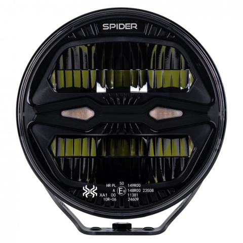 Proiector LED X-Spider NINJA, rotund, 12/24V, 100W, lumina drum, pozitie, avertizare IP69K [9]