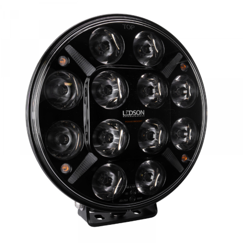 Proiector LEDSON Pollux9+, Spot, 120W, 21.8cm, IP68, 12/24V, cu stroboscop si pozitie alb/galbena, Powerboost [5]