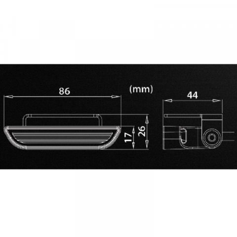 Proiector pentru marsarier, Lampa de lucru LED, 12/24V, 2800Lm, 30W, 8.6 x 1.7cm [13]
