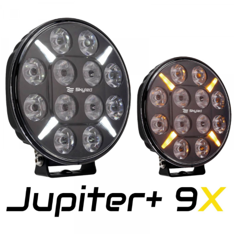 Proiector Skyled Jupiter +, cu poziție galbenă și alba, 10500lm, 12/24V, 21.8cm