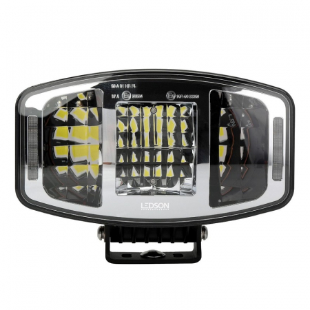 Proiector suplimentar LED, Orion10+ Cromat 100W cu lumina de pozitie galben-portocaliualba - Ledson 33490426 [9]