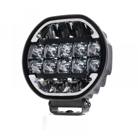 Proiector Suplimentar LED, SCALLOP 9X, 22cm, 180w, 10600lm, Pozitie Dinamica Alb/Portocaliu, 680m [13]