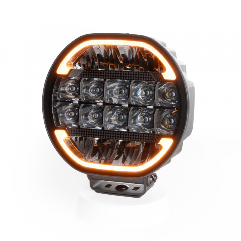 Proiector Suplimentar LED, SCALLOP 9X, 22cm, 180w, 10600lm, Pozitie Dinamica Alb/Portocaliu, 680m [4]