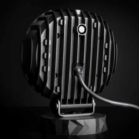 Proiector Suplimentar LED, SCALLOP 9X, 22cm, 180w, 10600lm, Pozitie Dinamica Alb/Portocaliu, 680m [12]