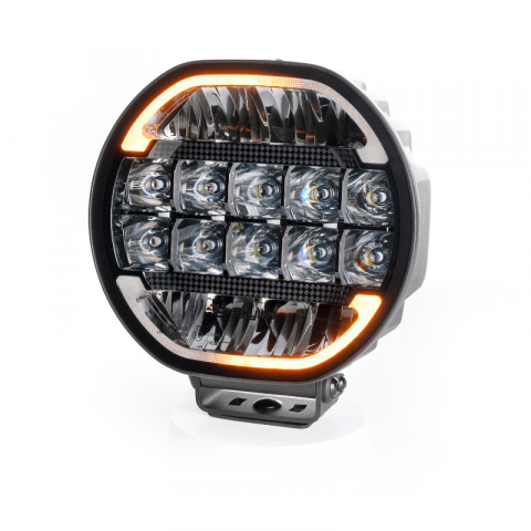 Proiector Suplimentar LED, SCALLOP 9X, 22cm, 180w, 10600lm, Pozitie Dinamica Alb/Portocaliu, 680m [2]