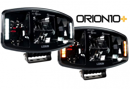 Proiectoare Full LED - Proiector suplimentar Orion 10+ black, gen 2 Ledson, LED, 100W, pozitie alb galbenaportocalie - Ledson 33490425