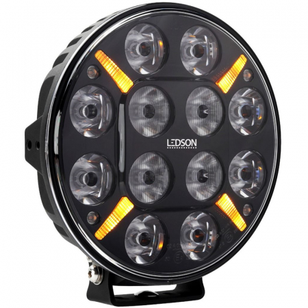 Proiector suplimentar Pollux9+ cu stroboscop inclus, LED, 120W, pozitie alb galbenaportocalie - Ledson 33491234 [1]