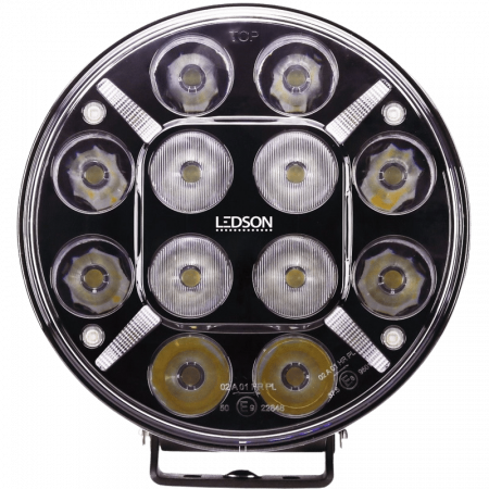 Proiector suplimentar Pollux9+ cu stroboscop inclus, LED, 120W, pozitie alb galbenaportocalie - Ledson 33491234 [2]