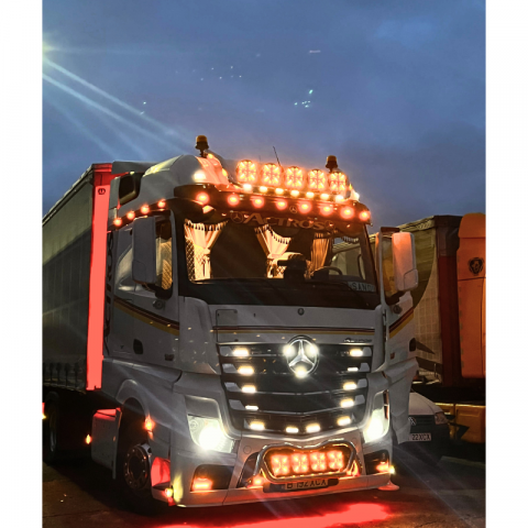 Proiector suplimentar Pollux9+ Gen2, LED, 120W, pozitie alb galbena/portocalie [21]