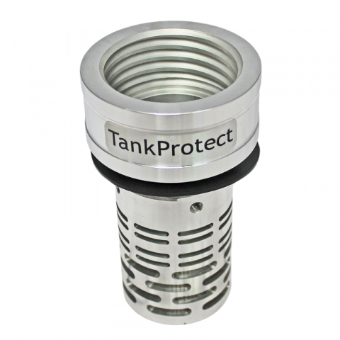 Protectie rezervor combustibil camion cu supapa anti-stropire, 60mm, Scania, Iveco, Tank Protect, Antifurt