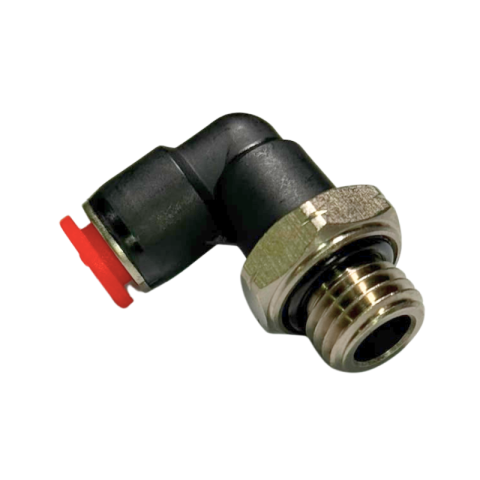 Racorduri si Cuplaje Rapide Pneumatice - Racord pneumatic, cot drept, 6 mm, cu filet M12