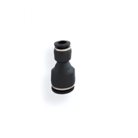 Avertizare sonora - Reducție / Cuplaj pneumatic din plastic, 8 la 6mm, pentru instalații aer auto