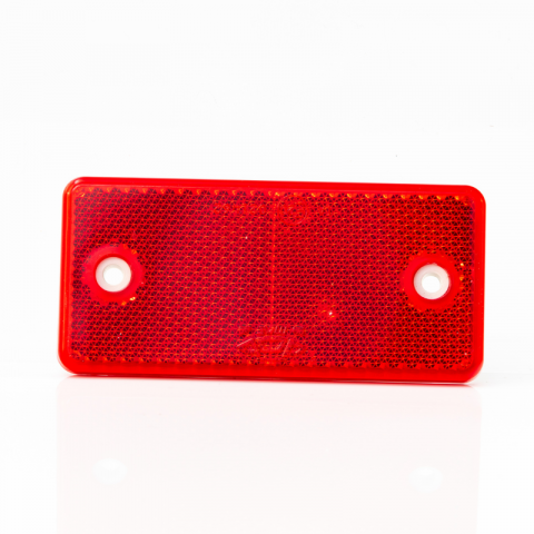 Benzi si placi reflectorizante - Catadioptru, Reflector alb, galben, roșu cu orificiu de montare, 9 x 4cm