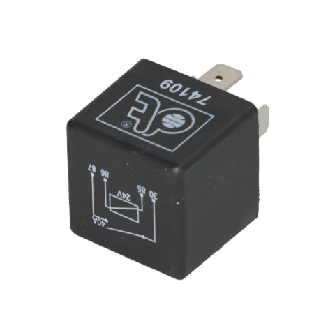 Releu auto 24V, 40A, 4 pini, contact de lucru, pentru camioane [1]