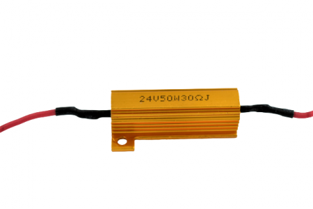 Rezistor 50w, 8Ohm, 24V, anulator eroare bec ars pentru LED-uri - Truck LED E1369 [3]