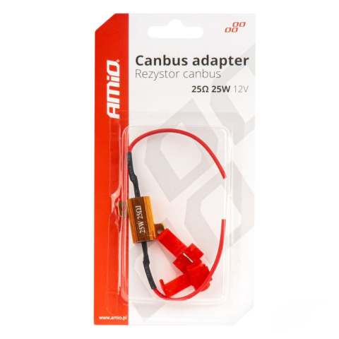 Rezistor CANBUS pentru becuri LED, Decodor, 25 Ohm 25W, 12V, eliminare erori si palpaire [3]
