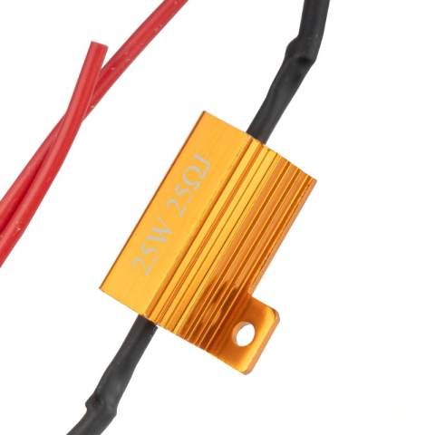 Rezistor CANBUS pentru becuri LED, Decodor, 25 Ohm 25W, 12V, eliminare erori si palpaire [2]