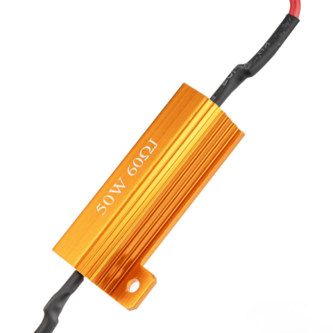 Rezistor CANBUS pentru becuri LED, Decodor, 60 Ohm 50W, 12V, eliminare erori si palpaire [2]