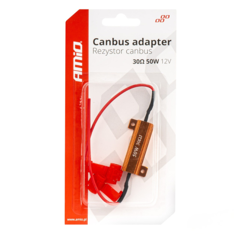 Rezistor CANBUS pentru becuri LED, Decodor 30 Ohm 50W, eliminare erori si palpaire [3]