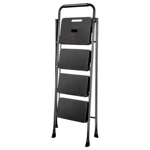 Scara taburet cu 4 trepte, inaltime 95 cm, pliabila, structura metalica rezistenta, compacta [1]